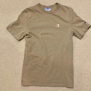 Mens champions shirt tan light brown